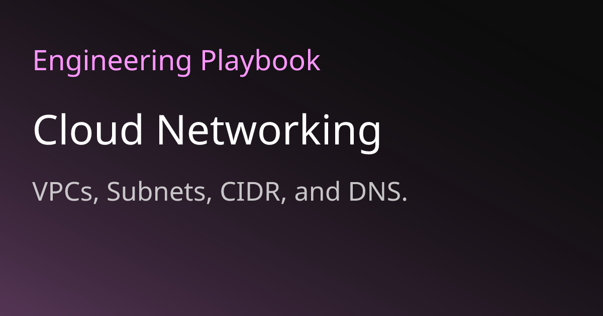Cloud Networking